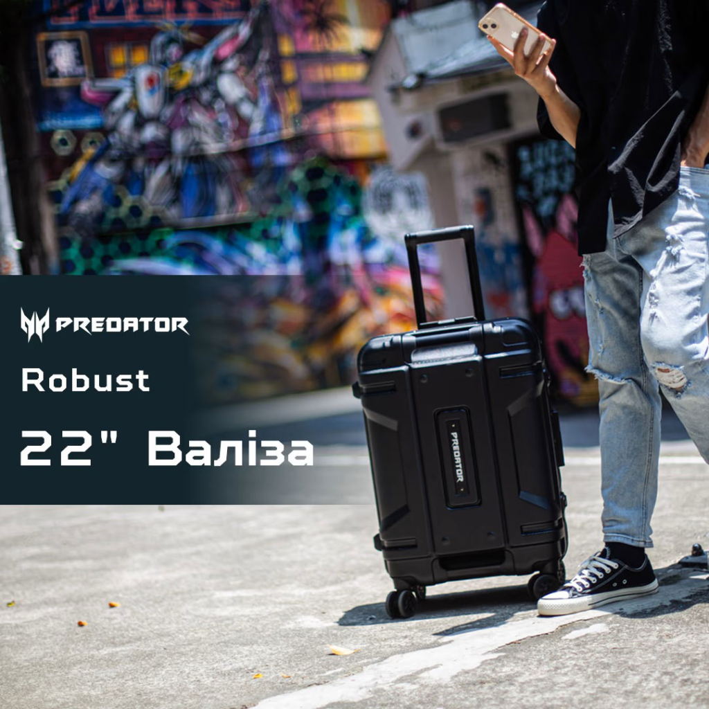 Валіза Acer Predator Robust 22'' Black (GP.BAG11.009) - зображення 2