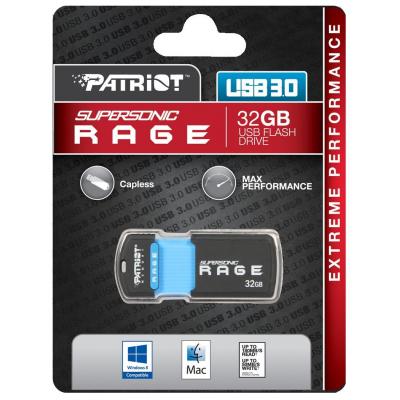 USB флеш накопичувач Patriot 32GB Supersonic RAGE USB 3.0 (PEF32GSRUSB) - зображення 5