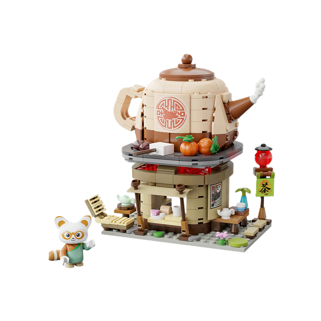Конструктор Pantasy Kung Fu Panda Кунгфу Панда Міні Вид на вулицю - Чайна лавка Шифу (86507) - зображення 1