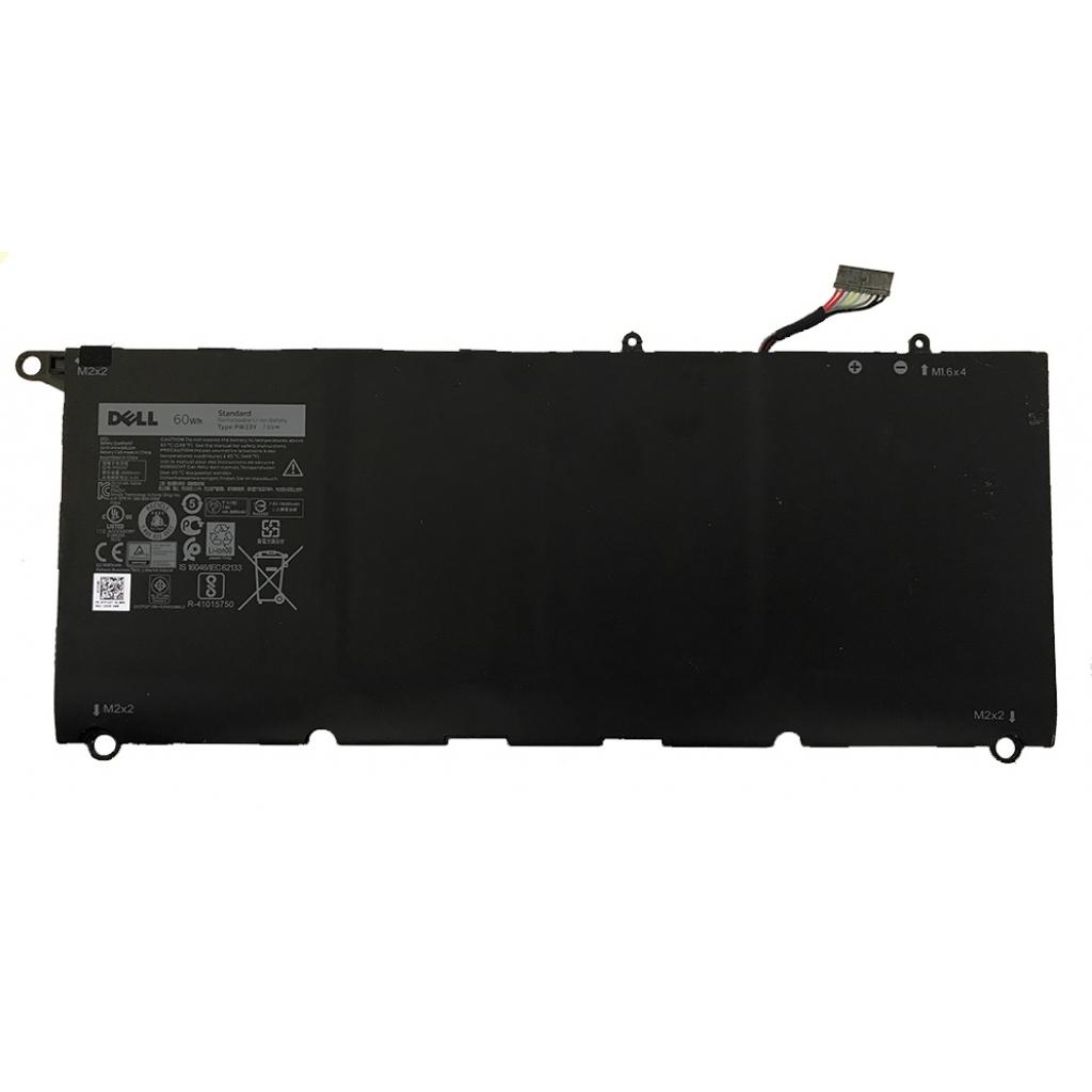 Акумулятор до ноутбука Dell XPS 13-9360 PW23Y, 60Wh (8085mAh), 6cell, 7.6V, Li-ion (A47313) - зображення 2
