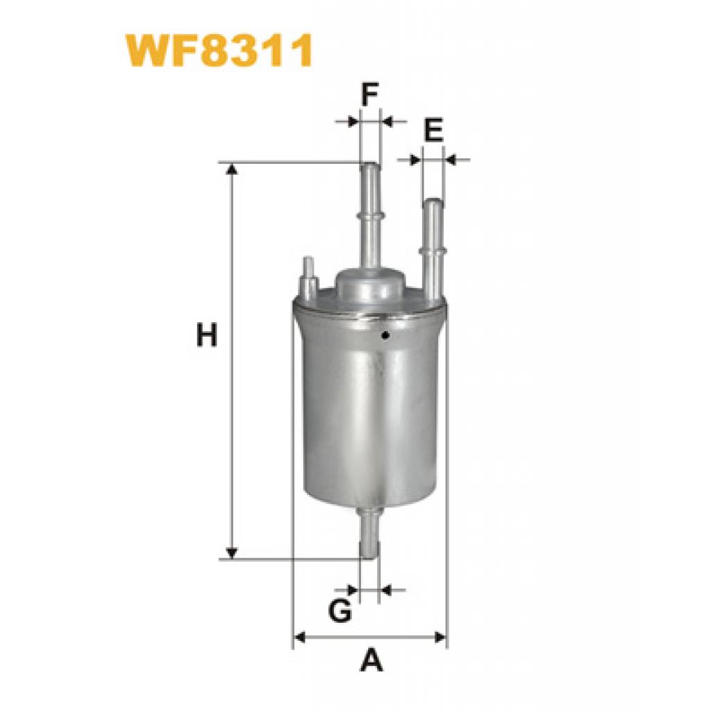 Фільтр паливний Wixfiltron WF8311 - зображення 1
