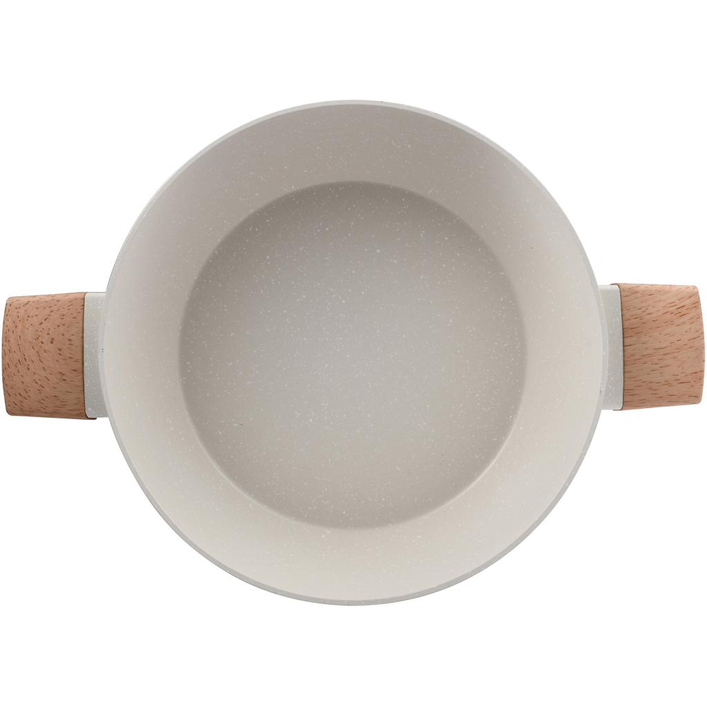 Сотейник Bergner Naturally з кришкою 28 см (BG-34747-CR) - зображення 2