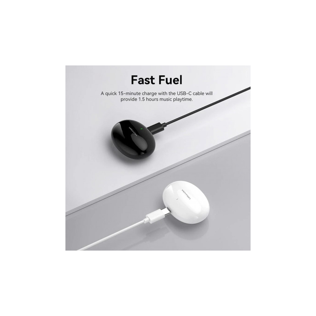 Навушники Vention Elf Earbuds E01 White (NBFW0) - зображення 5