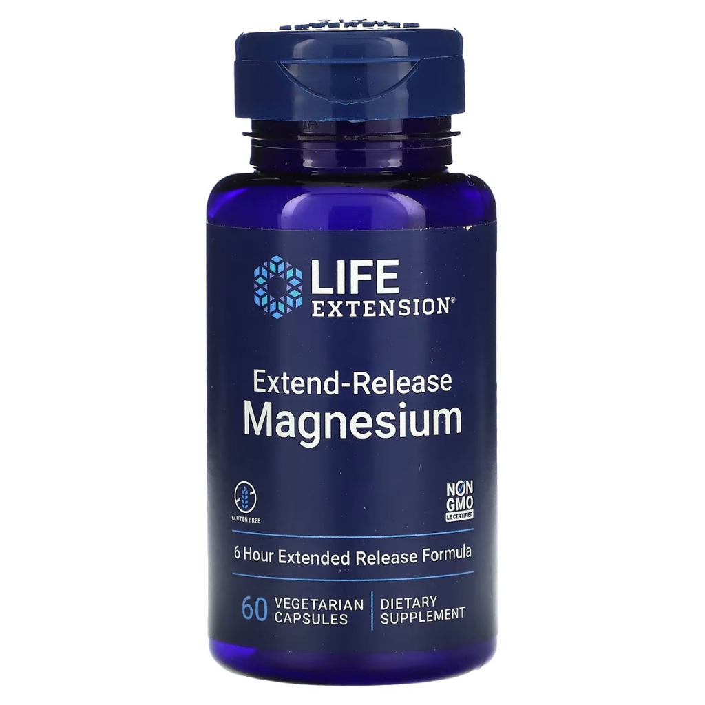 Мінерали Life Extension Магній пролонгованої дії, Extend-Release Magnesium, 60 (LEX-21076) - зображення 1