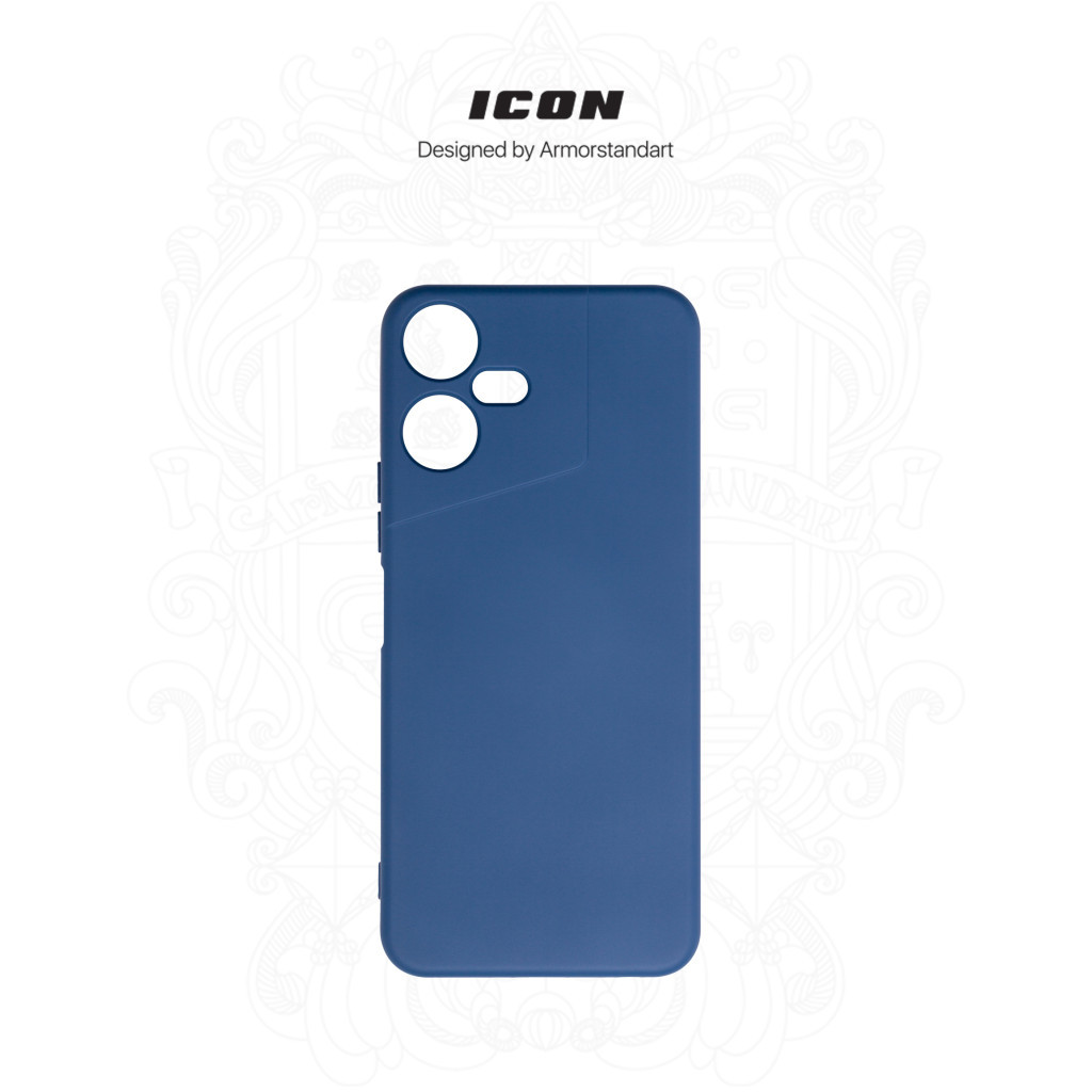 Чохол до мобільного телефона Armorstandart ICON Case Tecno POVA NEO 3 (LH6n) Camera cover Dark Blue (ARM76690) - зображення 3