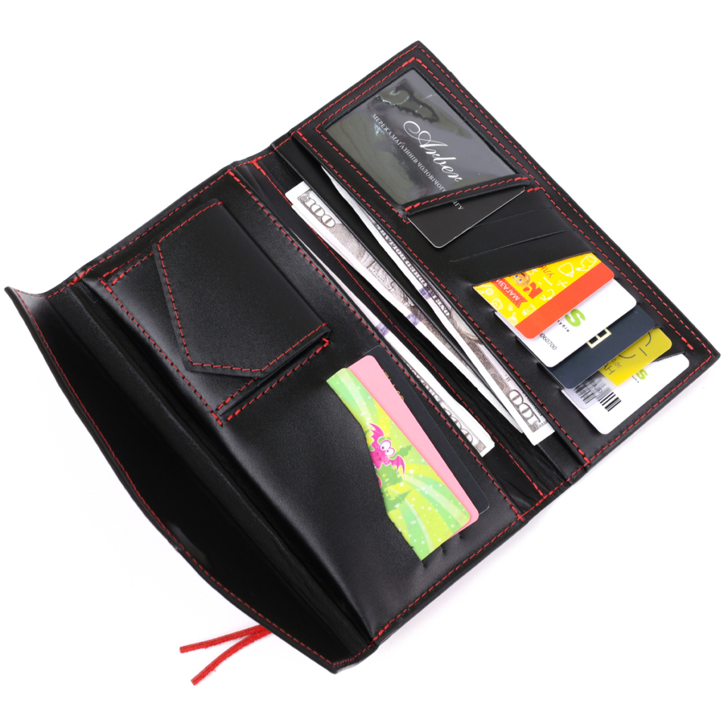 Гаманець Grande Pelle Червоний (11368) - зображення 4