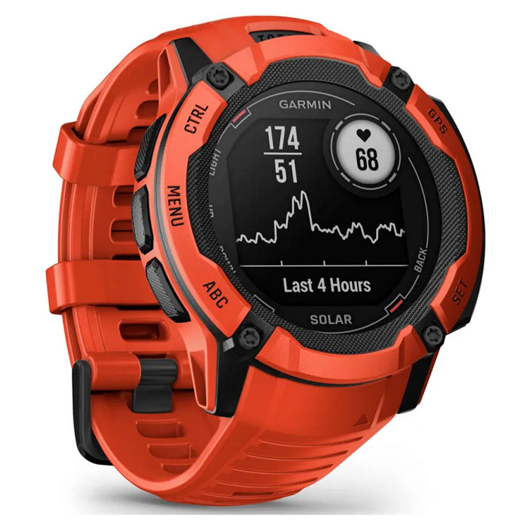 Смарт-годинник Garmin Instinct 2X, Solar, Flame Red, GPS (010-02805-01) - зображення 3
