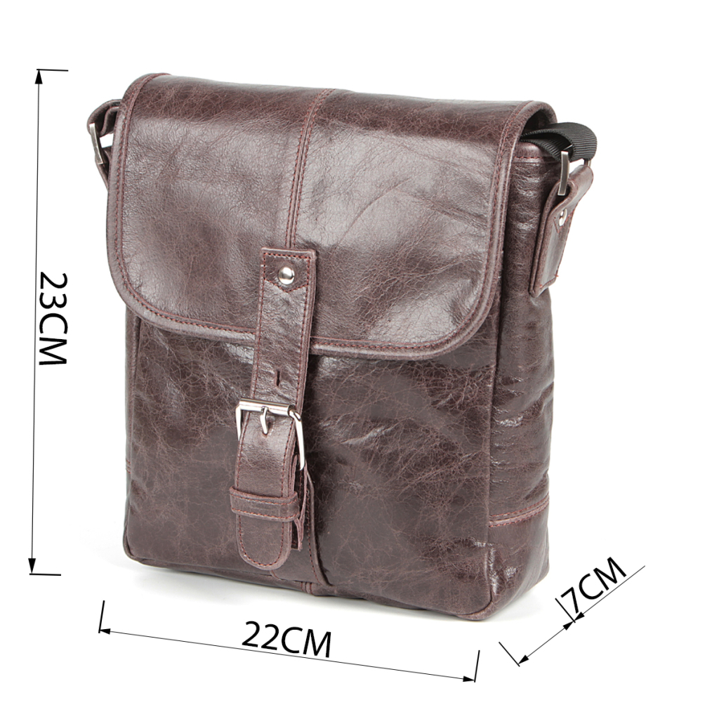 Сумка Shvigel Шкіряна Коричнева (00855) - зображення 3