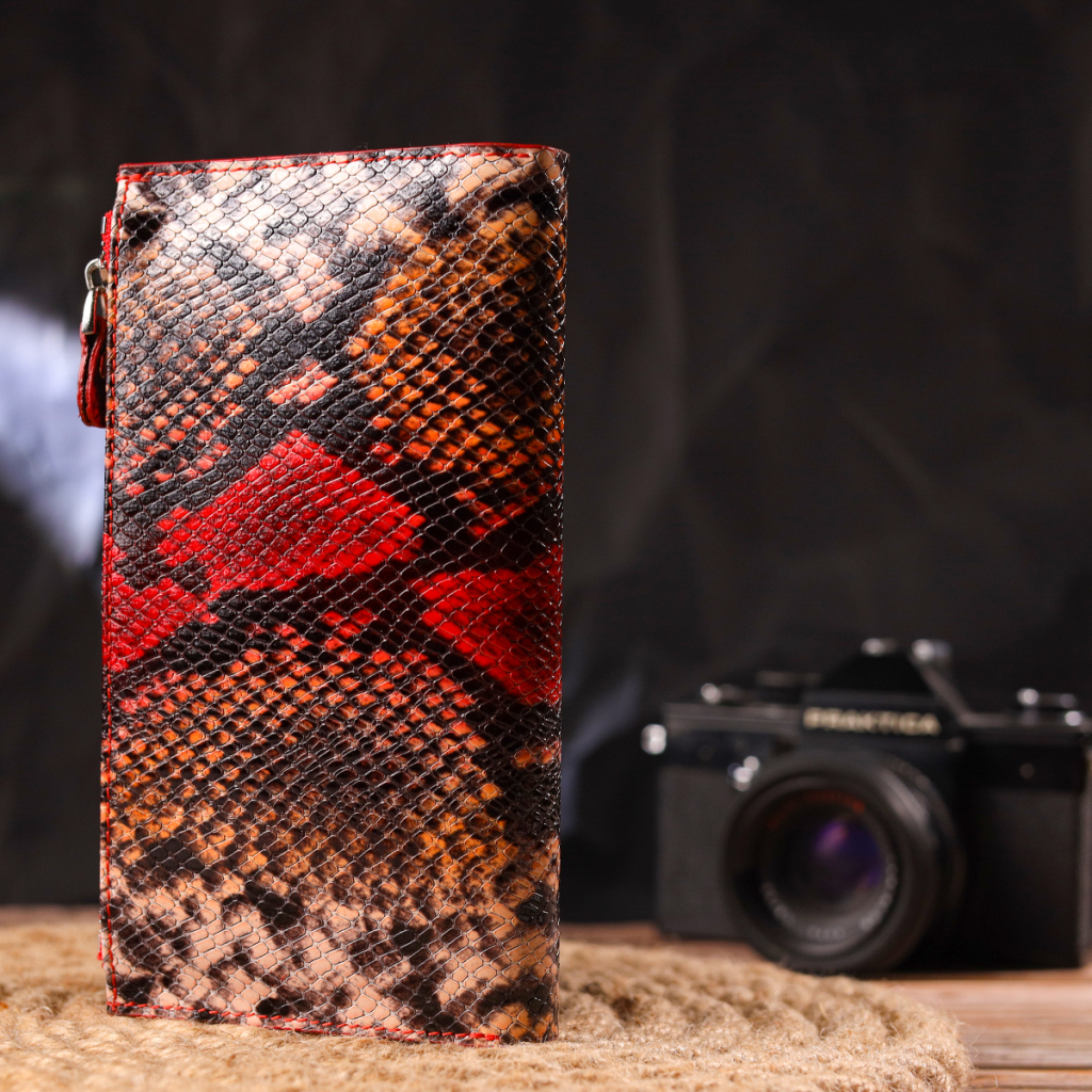 Гаманець Canpellini З натуральної шкіри Різнобарвний (21638) - зображення 10