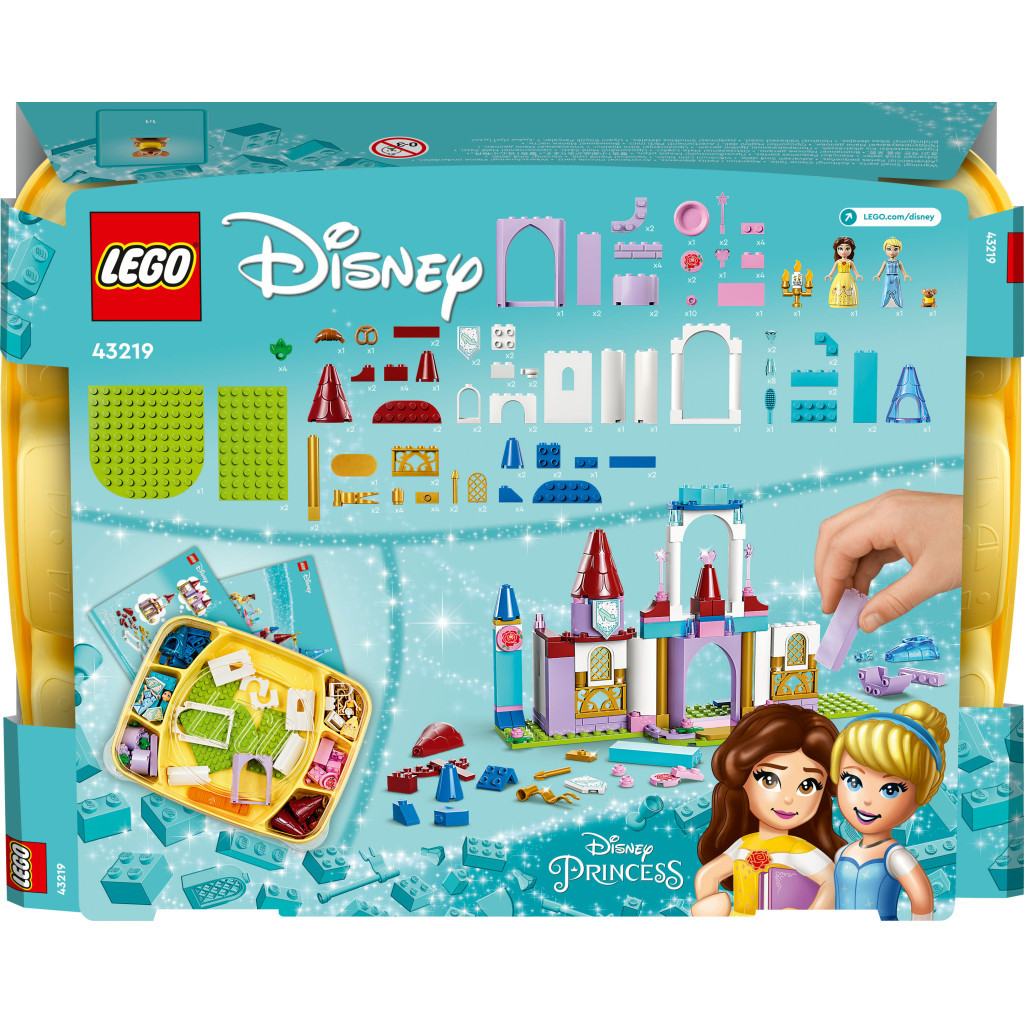 Конструктор LEGO Disney Princess Творчі замки діснеївських принцес 140 деталей (43219) - зображення 10