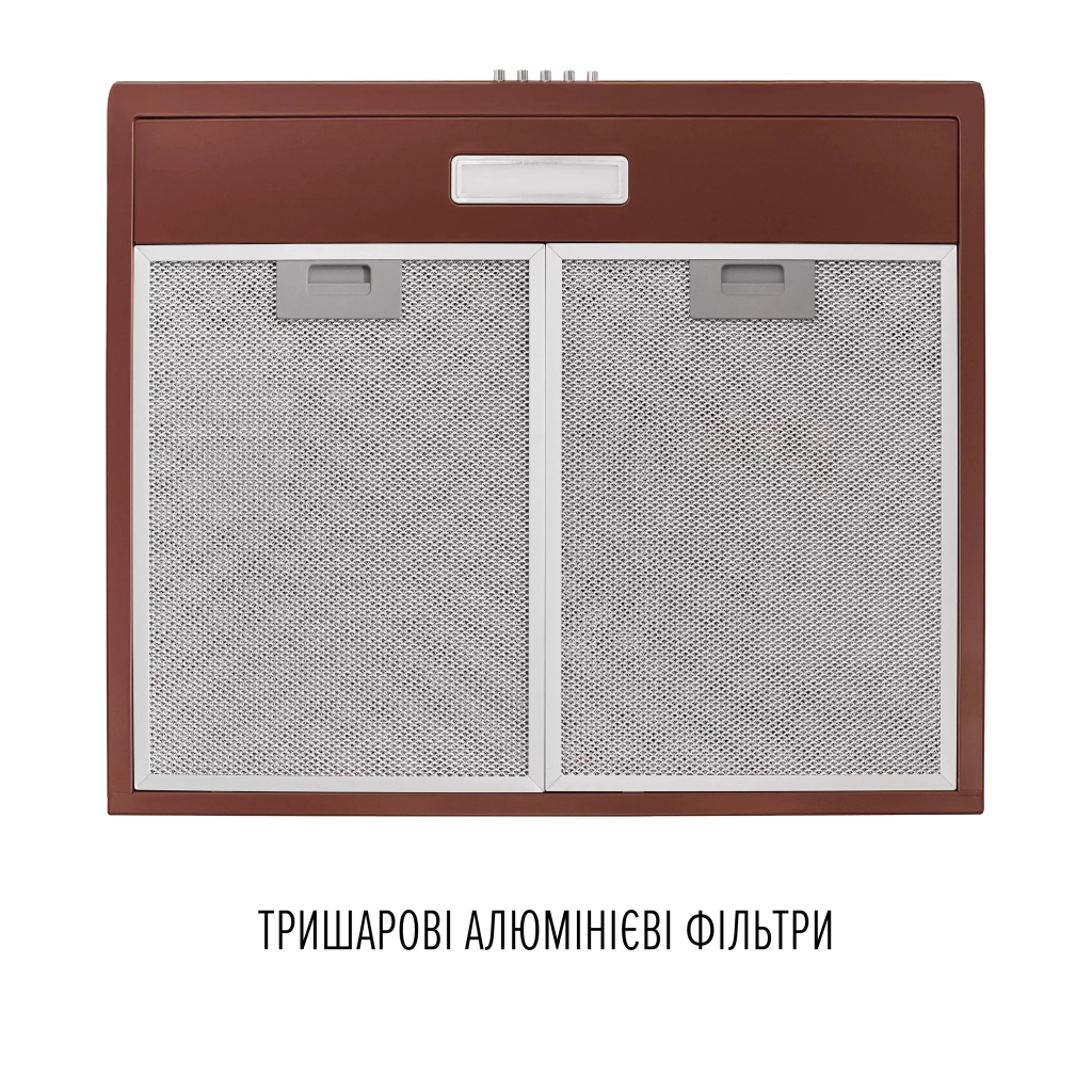 Витяжка кухонна Perfelli CLIO 6 DM MARRONE - зображення 6