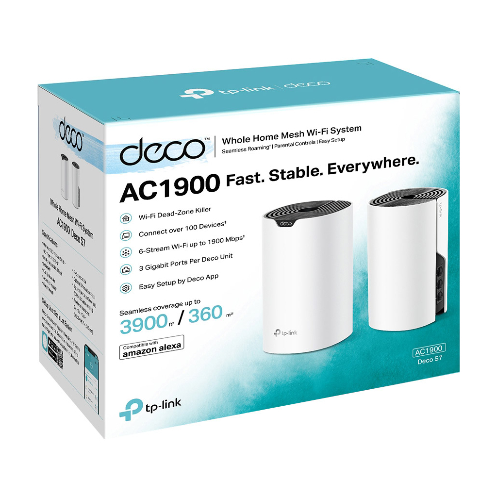 Точка доступу Wi-Fi TP-Link DECO-S7-2-PACK - зображення 3