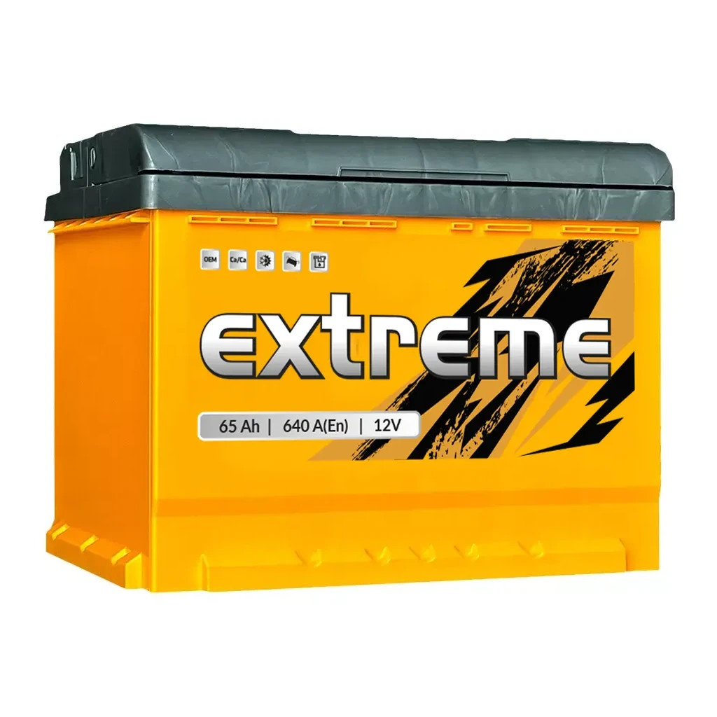 Акумулятор автомобільний Extreme 6CT-65Аh Аз (EX651) - зображення 1