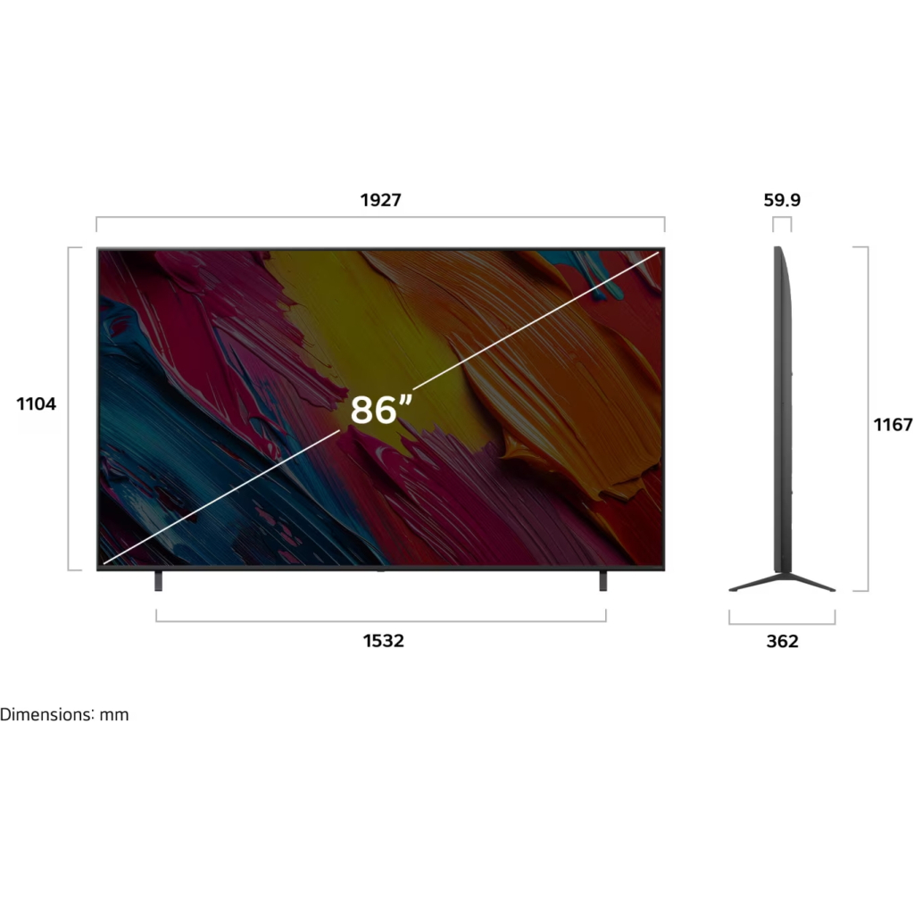 Телевізор LG 86QNED7EA6B - зображення 4