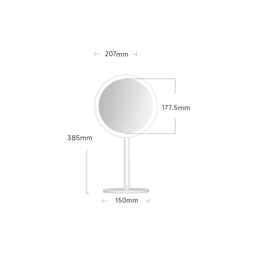 Дзеркало Xiaomi DOCO Daylight Mirror White (DM005) - зображення 4