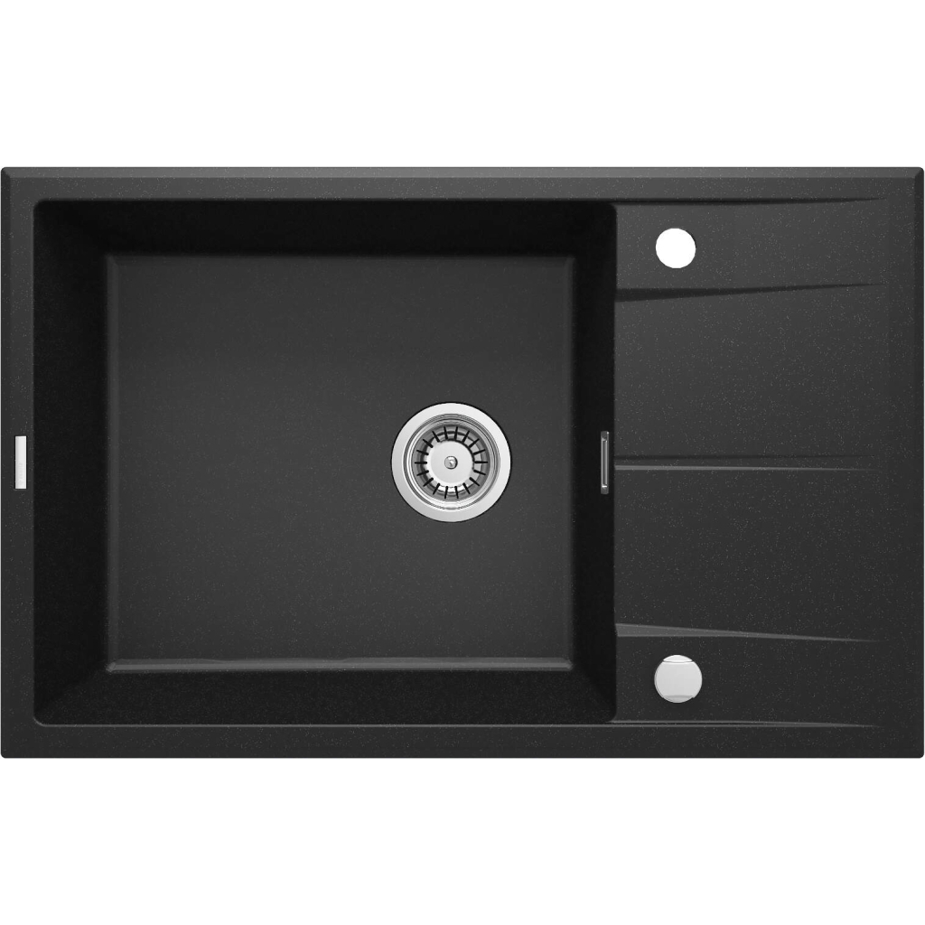 Мийка кухонна Deante Мийка кухонна Deante Eridan, граніт, прямокутник, з крилом, (ZQE_G11B) - зображення 1
