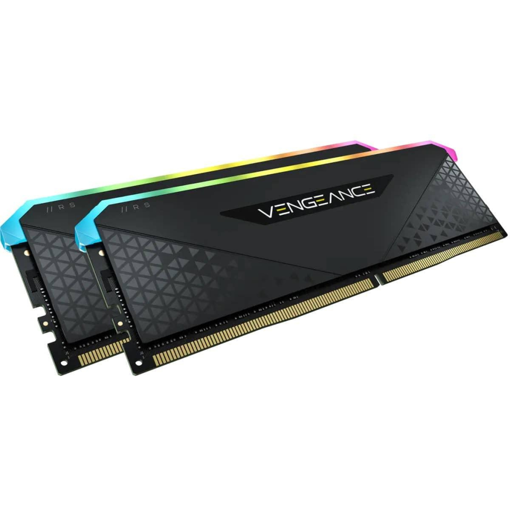 Модуль пам'яті для комп'ютера DDR4 64GB (2x32GB) 3200 MHz Vengeance RGB RS Corsair (CMG64GX4M2E3200C16) - зображення 2