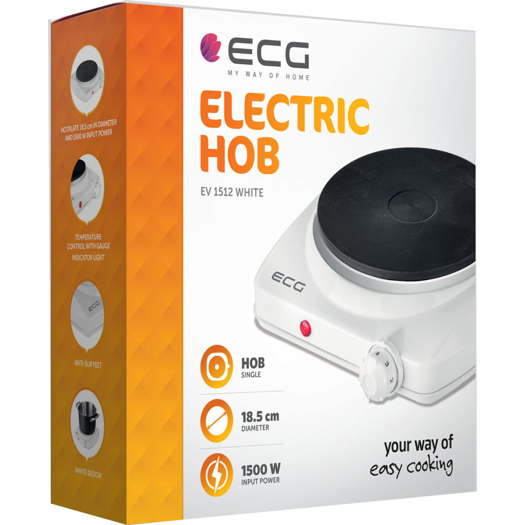 Настільна плита ECG EV 1512 White - изображение 7