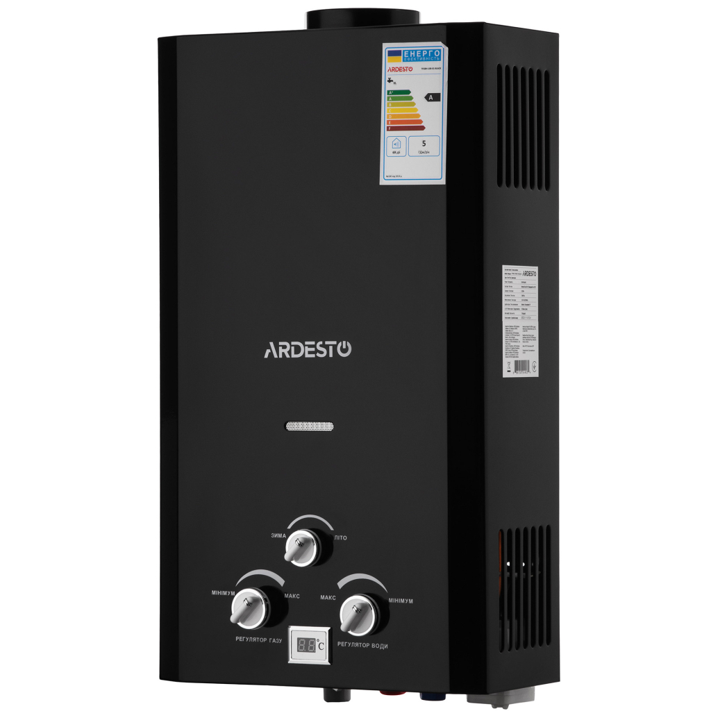 Проточний водонагрівач Ardesto TFGBH-10B-X1-BLACK - зображення 1
