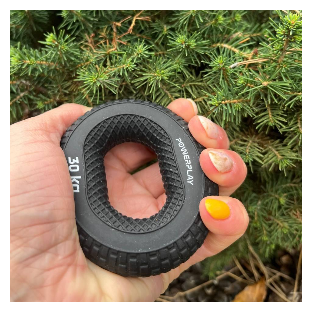Еспандер PowerPlay PP-4333 Hand Grip Hard 30 кг Чорний (PP_4333_Black_30kg) - зображення 3