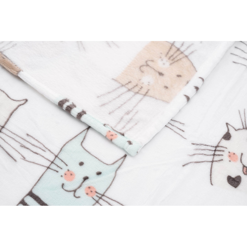 Плед Ardesto Flannel великі коти 160х200 см (ART0113PB) - зображення 7