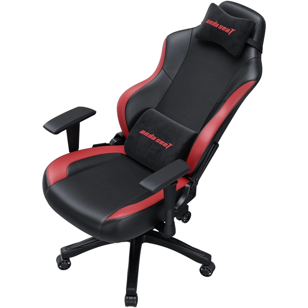 Крісло ігрове Anda Seat Luna Color PVC Size L Black/Red (AD18-48-BR-PV) - зображення 8