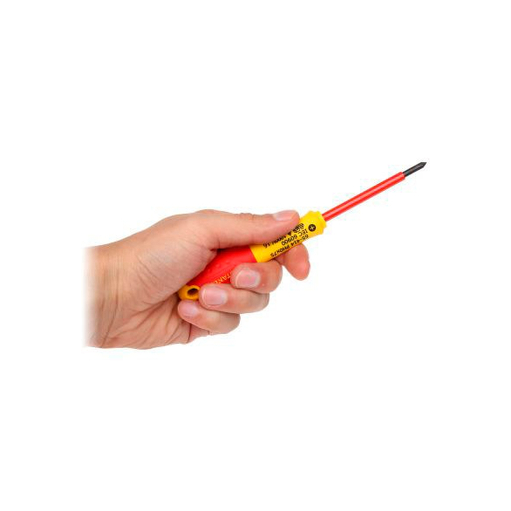 Викрутка Stanley електрика FatMax VDE 1000V ізольована із жалом під шліц Ph0х75мм (0-65-414) - зображення 2