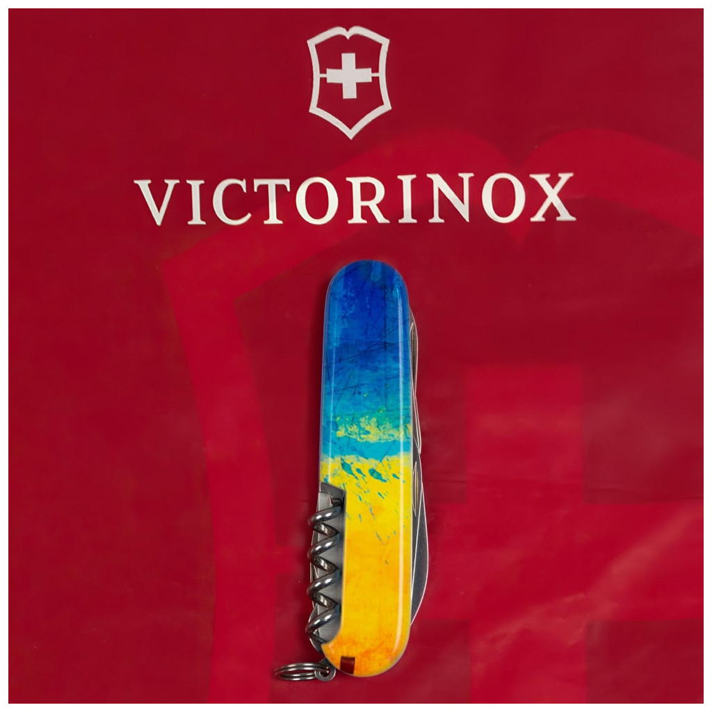 Ніж Victorinox Climber Ukraine Жовто-синій малюнок (1.3703.7_T3100p) - зображення 10