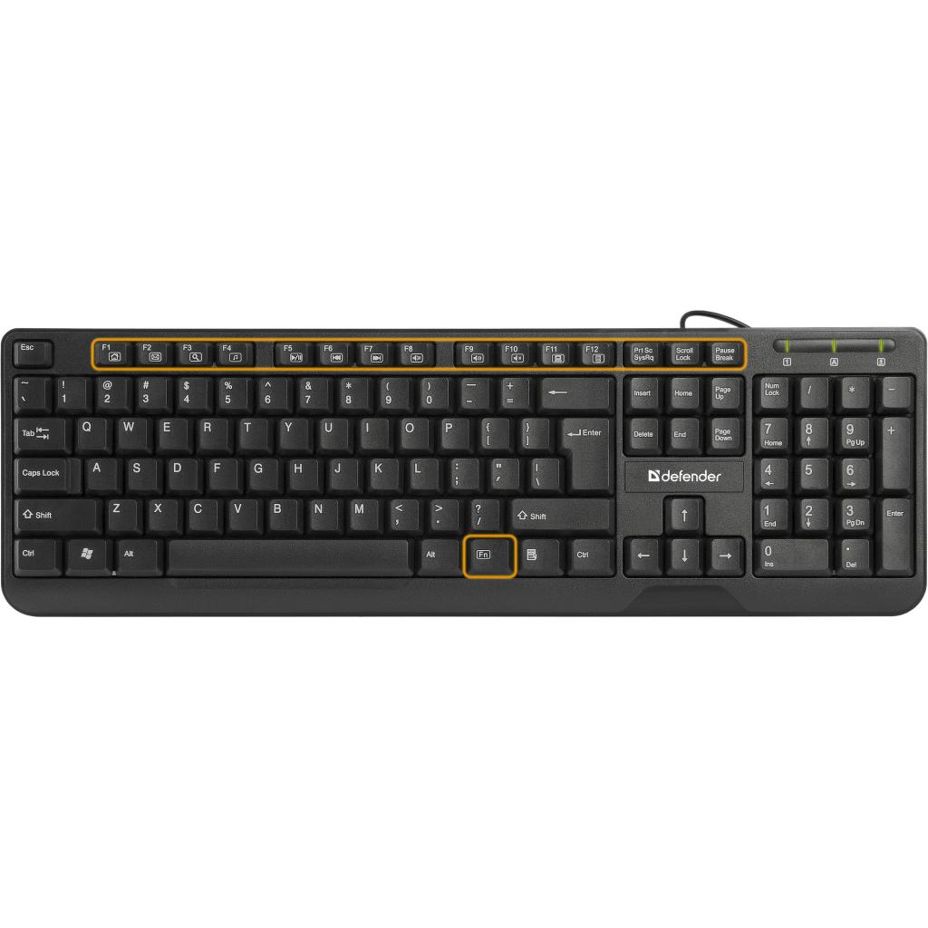 Клавіатура Defender OfficeMate HM-710 (45710) - зображення 4