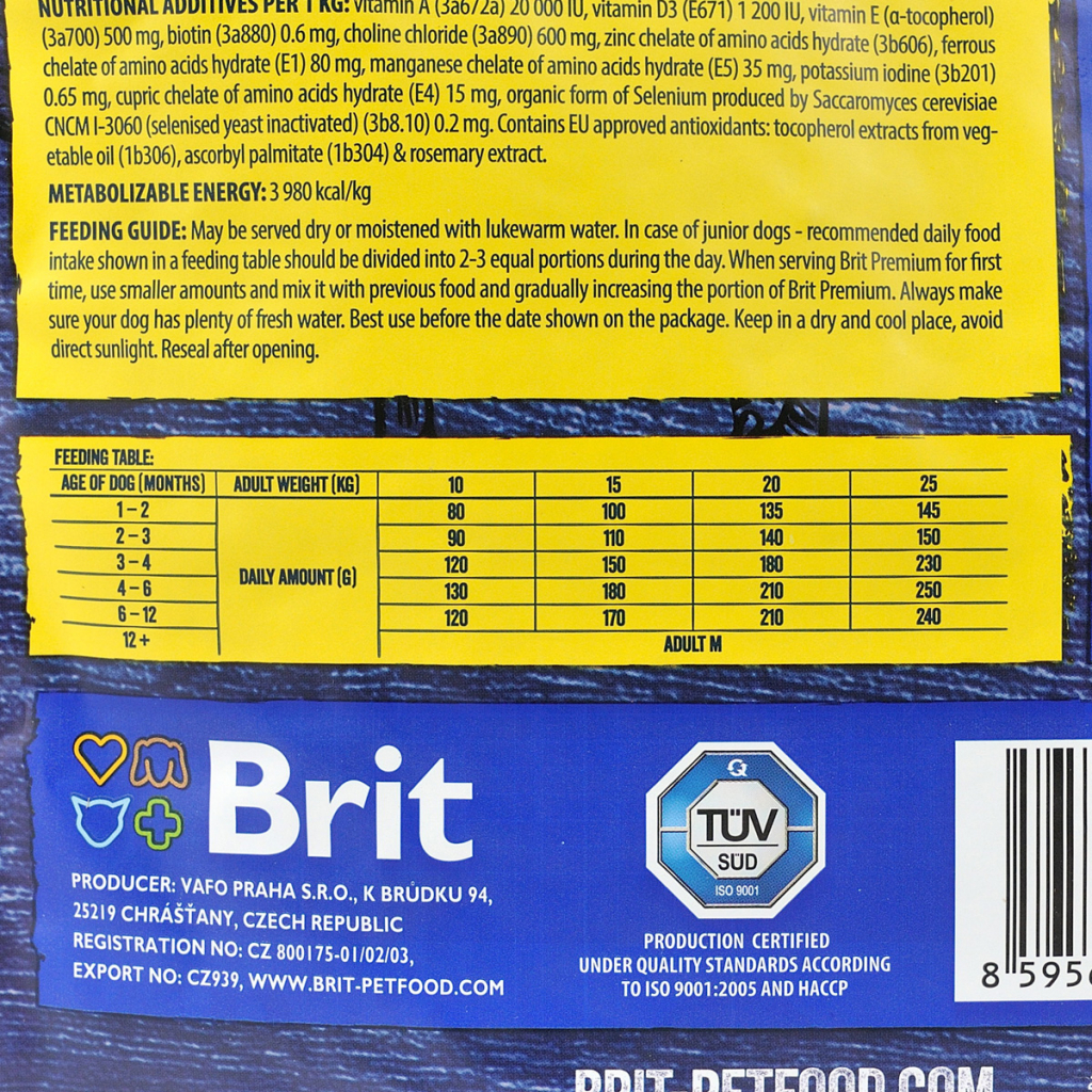 Сухий корм для собак Brit Premium Dog Junior M 3 кг (8595602526321) - зображення 4