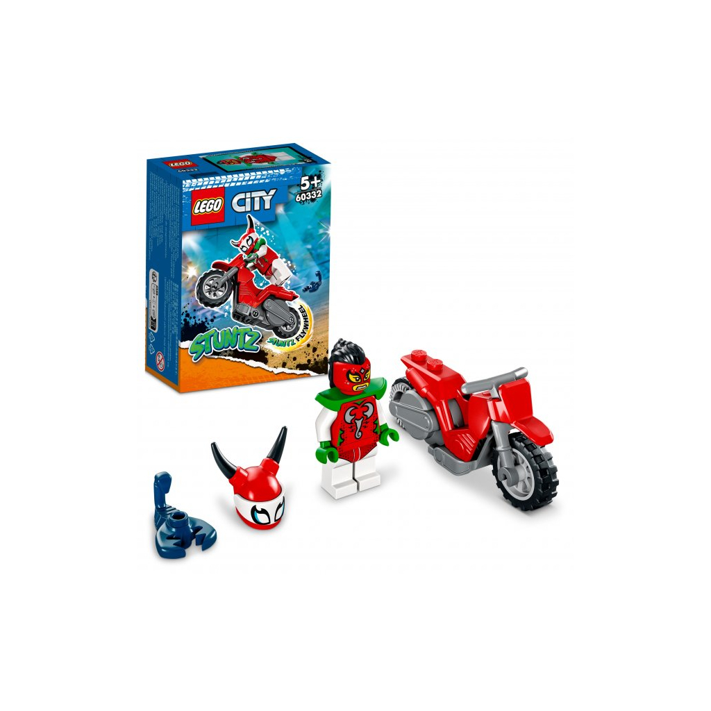 Конструктор LEGO City Stuntz Каскадерський мотоцикл Авантюрного скорпіона 15 деталей (60332) - зображення 2
