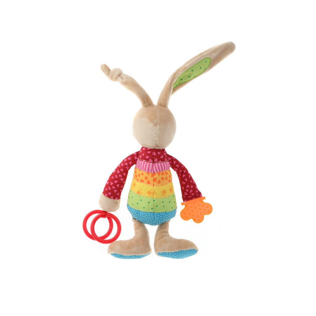 М'яка іграшка Sigikid Кролик із брязкальцем 26 см (41419SK) - зображення 3