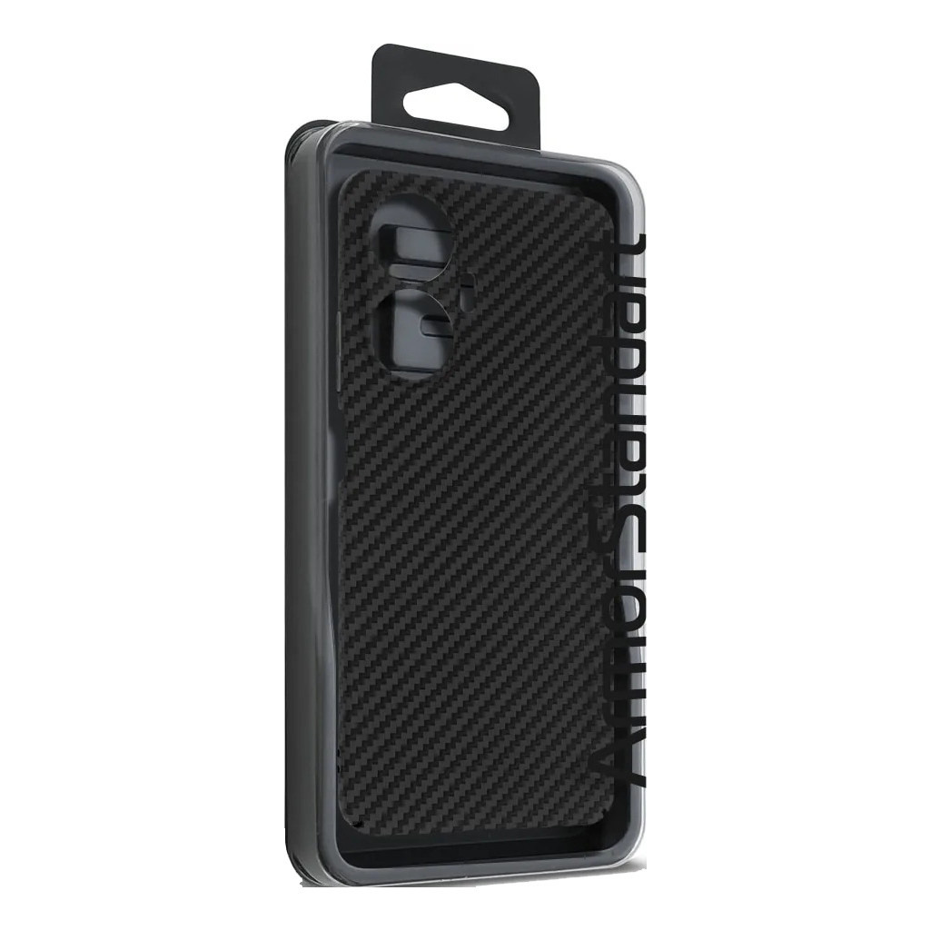 Чохол до мобільного телефона Armorstandart LikeCarbon Realme C55 Black (ARM71939) - зображення 3