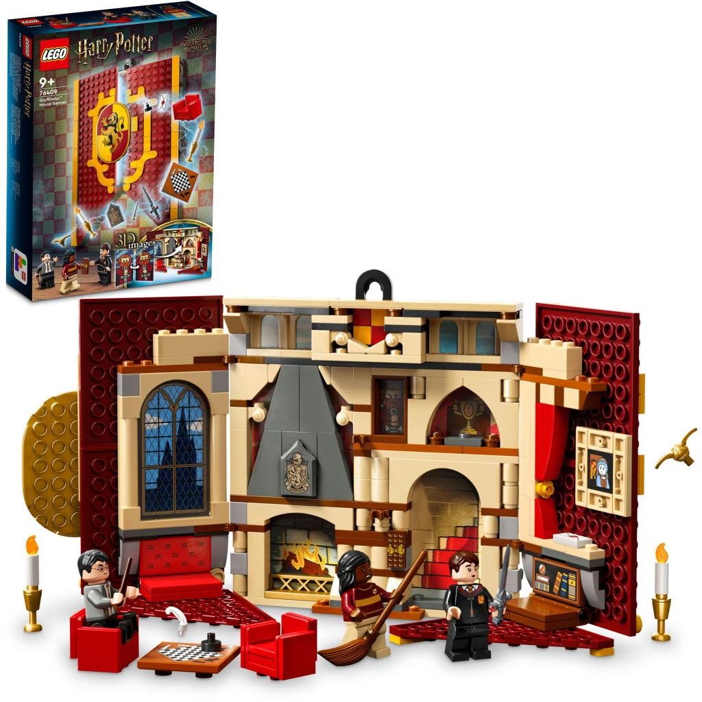 Конструктор LEGO Harry Potter Прапор гуртожитку Ґрифіндор 285 деталей (76409) - зображення 9
