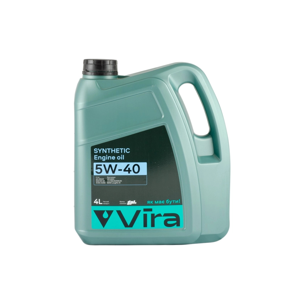 Моторна олива VIRA Synthetic 5W-40 4 л (VI0354) - изображение 1