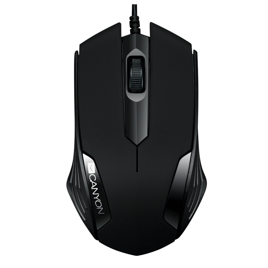 Мишка Canyon CM-02 USB Black (CNE-CMS02B) - зображення 1