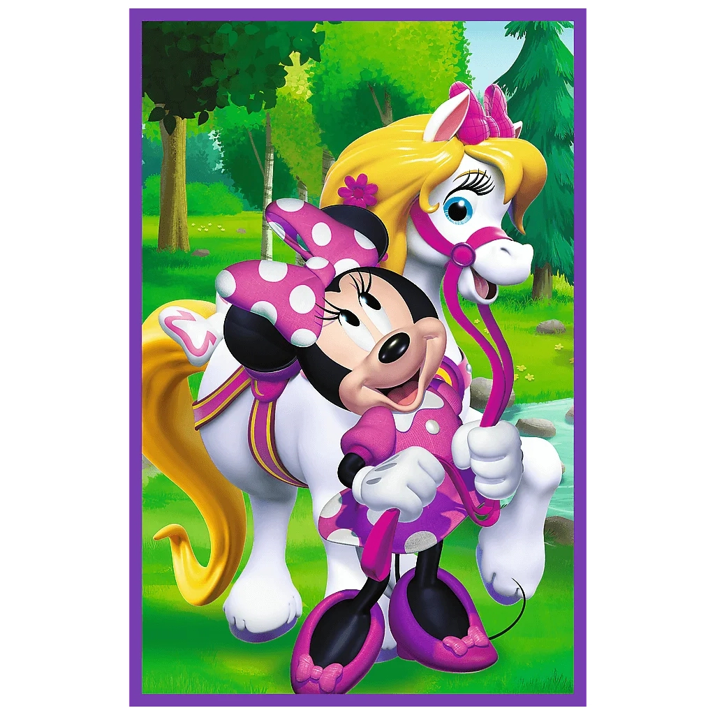 Пазл Trefl Mickey&friends Мінні та друзі 3x80 (5900511348897) - зображення 4