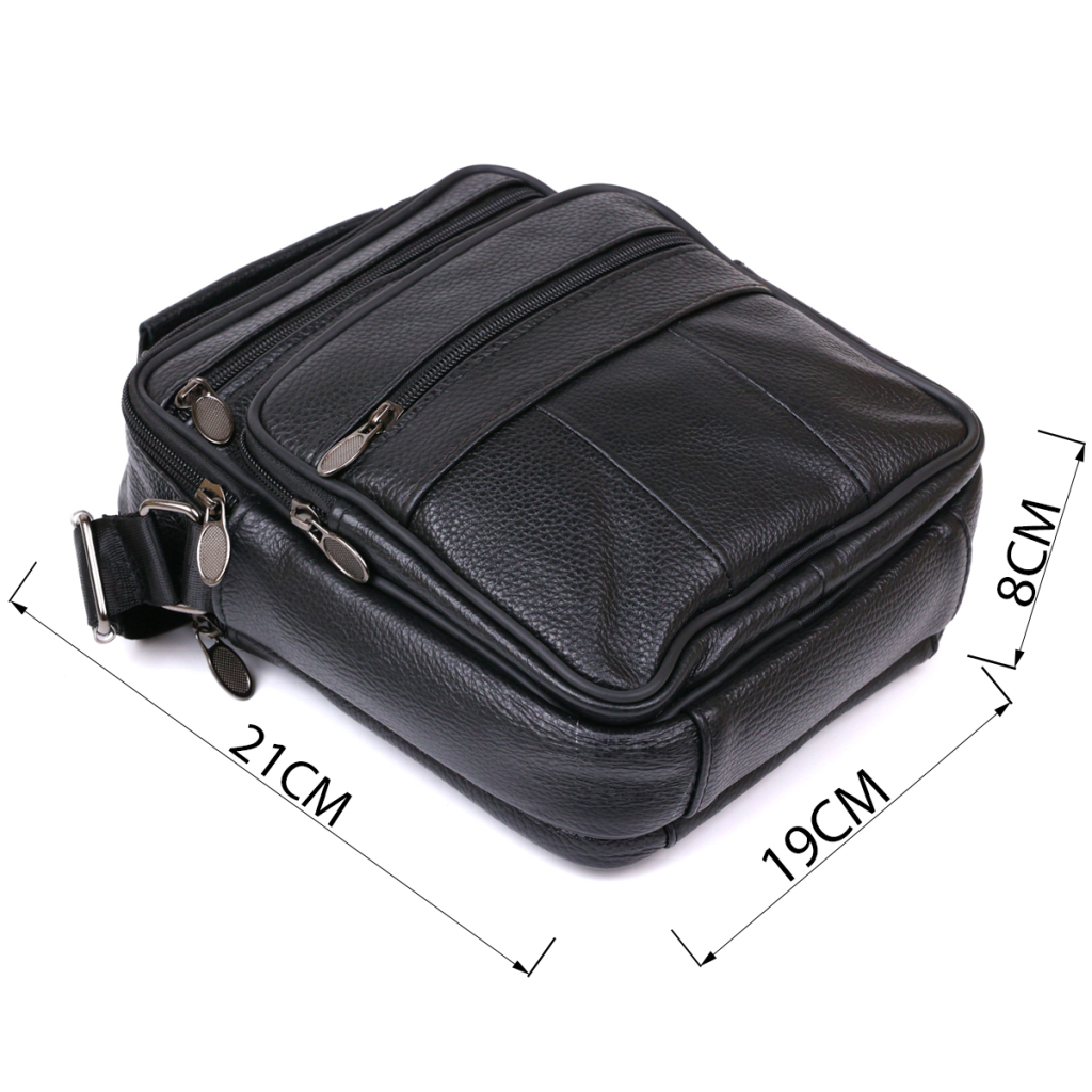 Сумка Vintage З натуральної шкіри Чорна (20449) - зображення 4