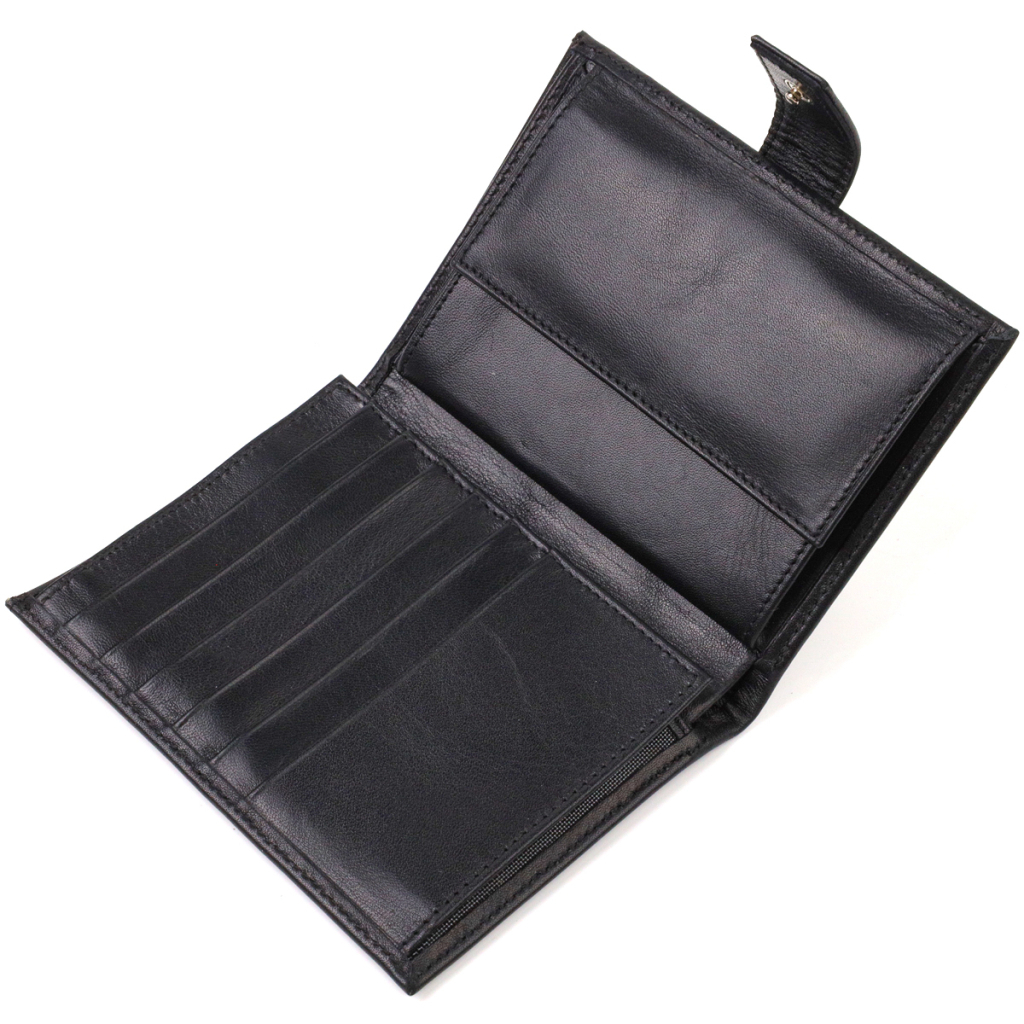 Портмоне Canpellini З натуральної шкіри Чорне (21857) - зображення 6