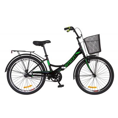 Велосипед Formula 24" SMART 2018 14G Vbr рама-15" St чорно-зелений (OPS-FR-24-105) - зображення 1