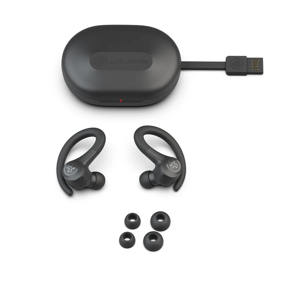 Навушники Jlab GO Air Sport Graphite (IEUEBGAIRSPRTRBLK124) - зображення 7