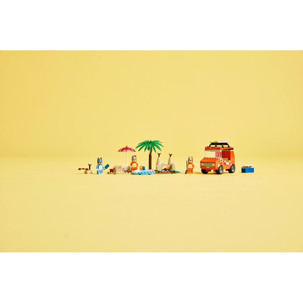 Конструктор LEGO Bluey Пляж і сімейна поїздка на автомобілі Блуї (11202) - зображення 12