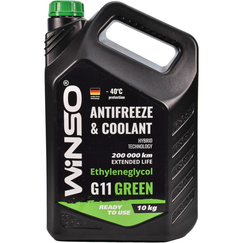 Антифриз WINSO COOLANT WINSO GREEN G11 10kg (881070) - зображення 1