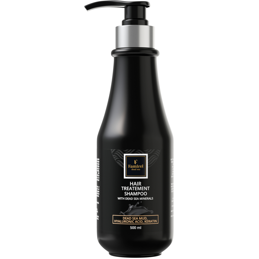 Шампунь Famirel Із гряззю Мертвого моря, гіалуроновою кислотою та кератином 500 мл (7290114085076) - зображення 1