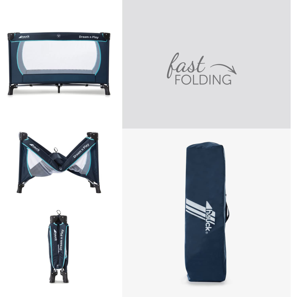 Дитячий манеж Hauck Dream N Play navy/aqua (60429-8) - зображення 3