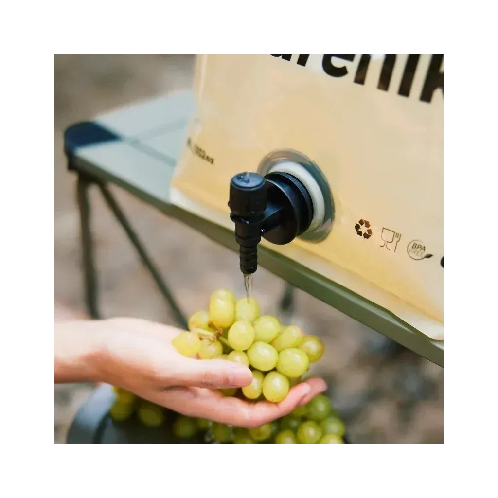 Відро складне Naturehike CNK2450CF027 для води 10 л, жовте (6927595798355) - зображення 4