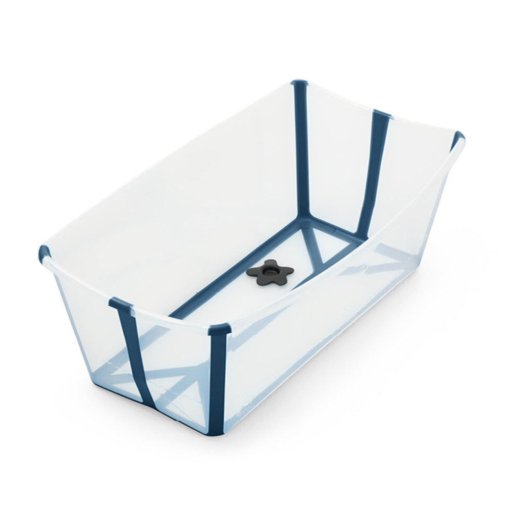 Ванночка Stokke Flexi Bath Складна Прозора Синя (531904) - зображення 1