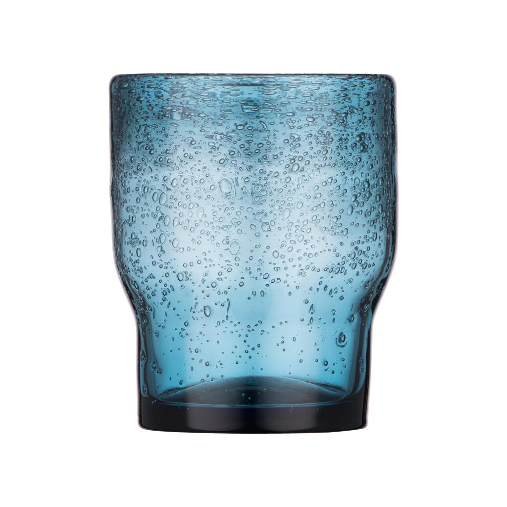 Набір склянок Ardesto Bubble 300мл, 2шт, скло, синій (AR2630BL) - изображение 2