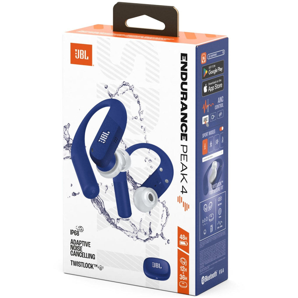 Навушники JBL Endurance Peak 4 Blue (JBLENDUPEAK4BLU) - зображення 8
