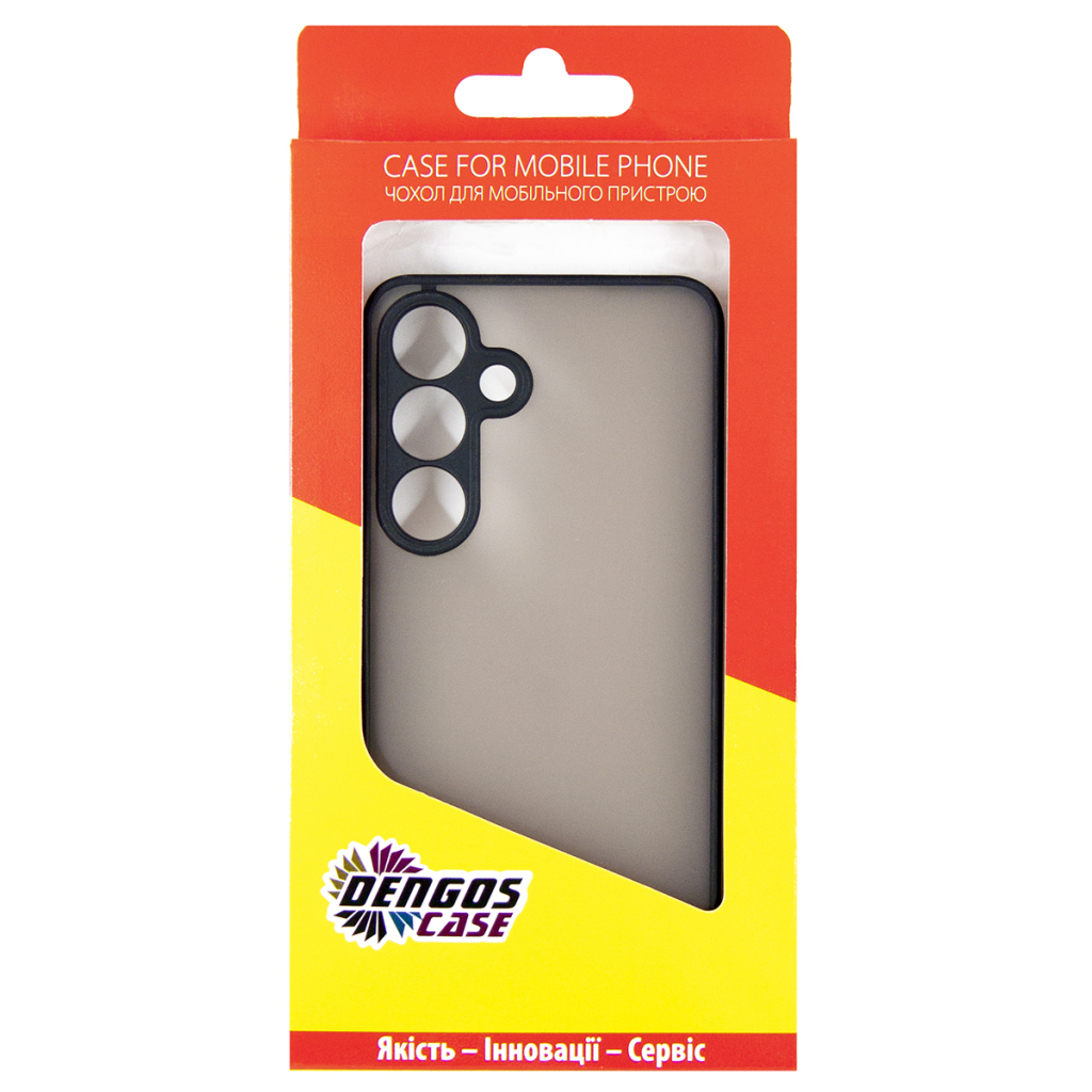 Чохол до мобільного телефона Dengos Matte Samsung Galaxy S24+ Black (DG-TPU-MATT-147) - зображення 5